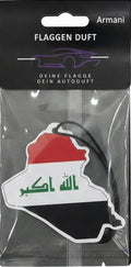 Flaggen Duft Auto Lufterfrischer, Armani, IRAK