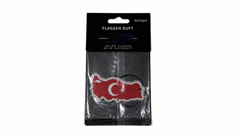 Flaggen Duft Auto Lufterfrischer, Armani, TÜRKEI