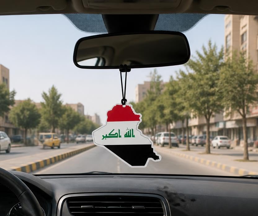 Flaggen Duft Auto Lufterfrischer, Armani, IRAK