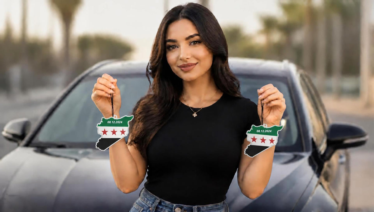 Flaggen Duft Auto Lufterfrischer, Armani, SYRIEN