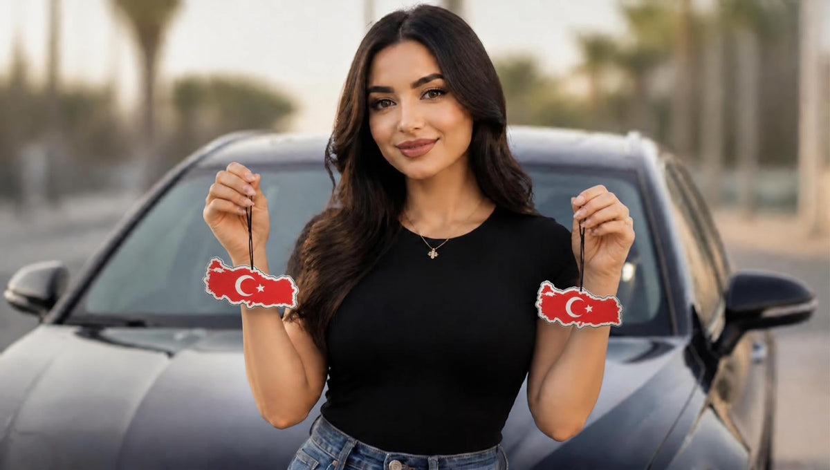 Flaggen Duft Auto Lufterfrischer, New Car, TÜRKEI