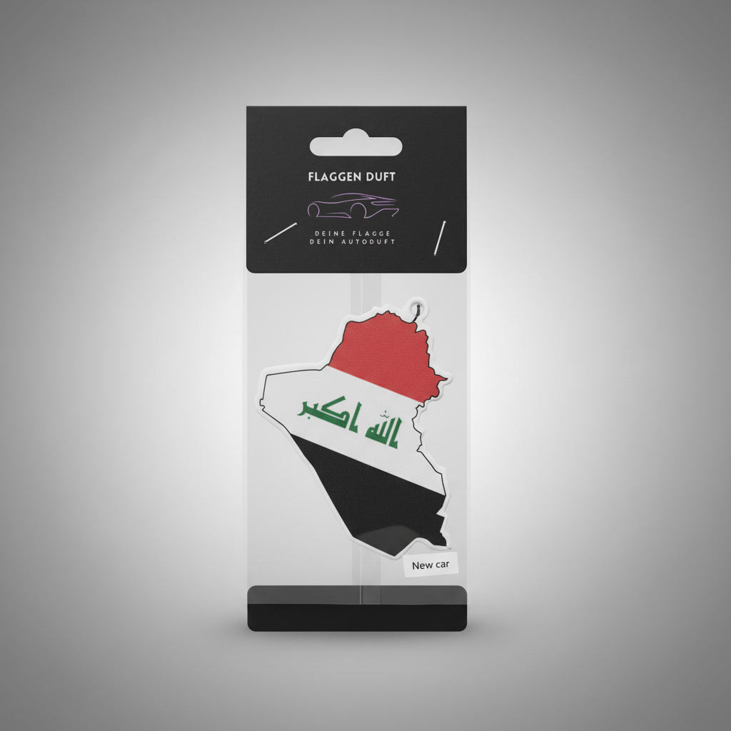 Irak Flaggen-Duft baum (2er-Pack) – Premium Auto-Lufterfrischer