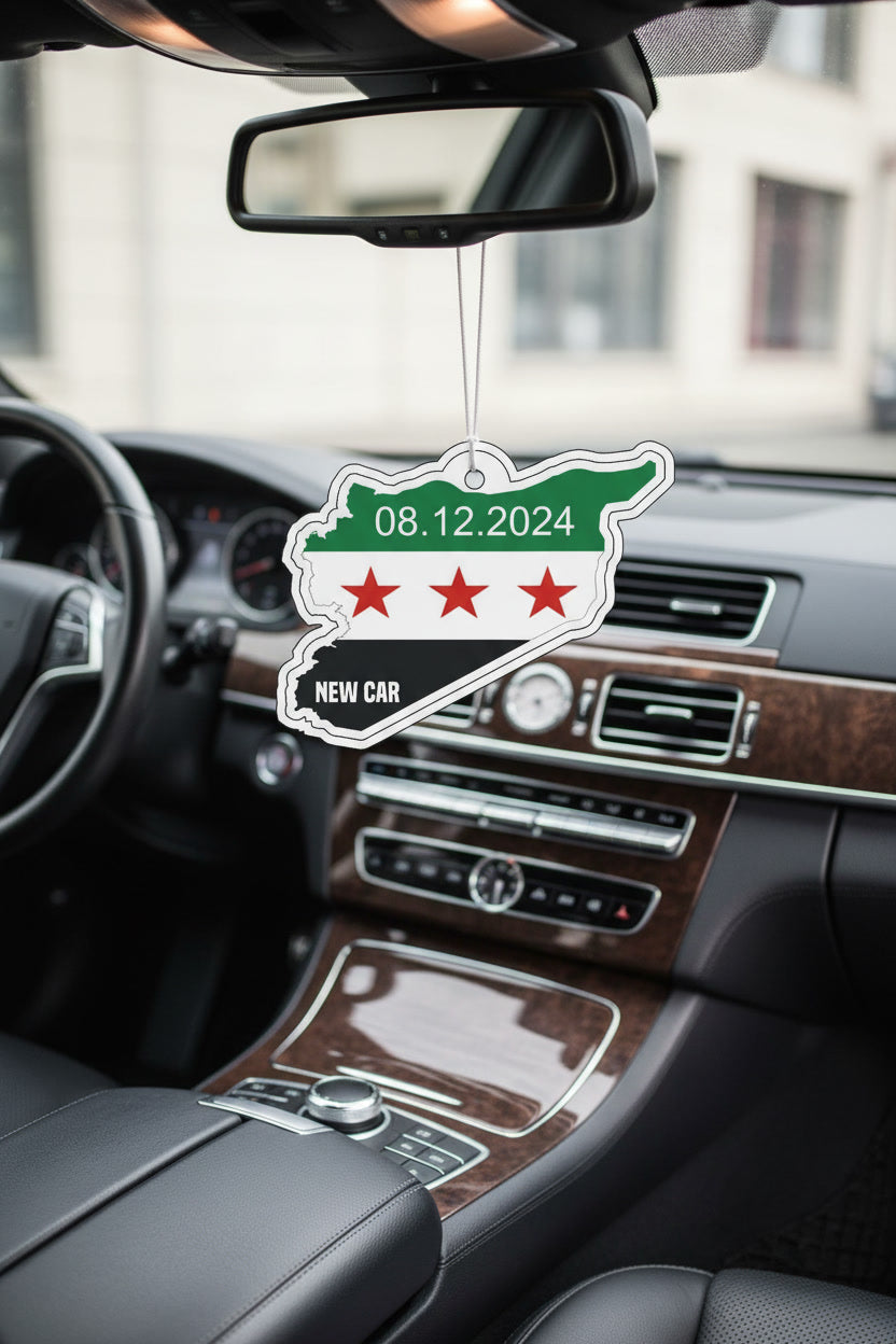 Syrien Flaggen-Duftbaum (2er-Pack) – Premium Auto-Lufterfrischer
